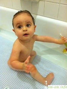 Детский коврик на дно ванны