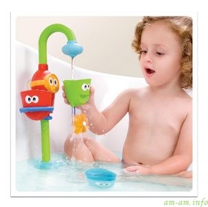 Кран в ванной для детей