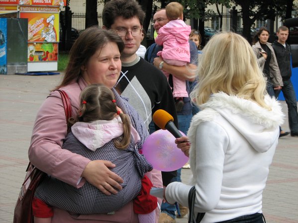Флэшмоб кормящих мам в Минске